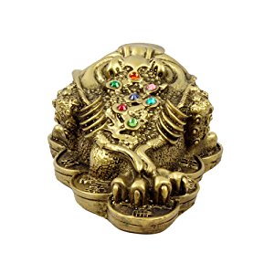 Fengshui Gold Money Legged Frog With Coin - Image 2