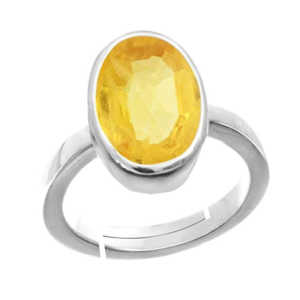 pukhraaj yellow sapphire stone ring tantraastro.