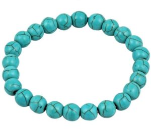 Firoza/Turquoise Crystal Stone Healing Beaded Bracelet for Men and Women
