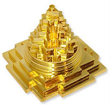 Maha-meru brass shree yantra