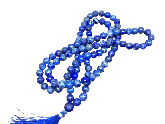 LAPIS LAZULI MALA LAZWART