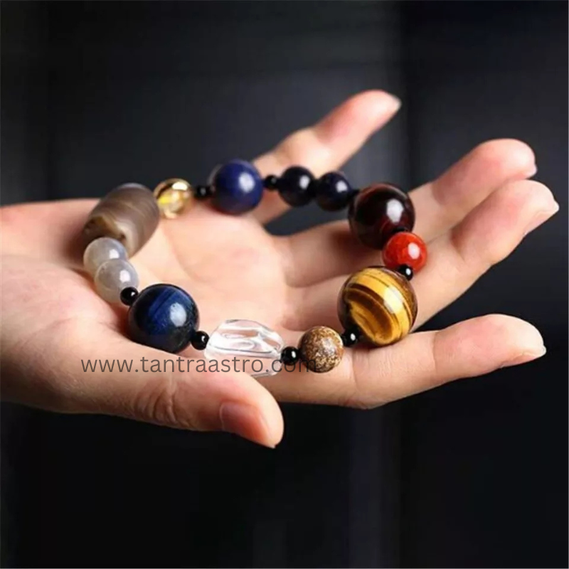 NAVGRAHA NAVRATNA CRYSTAL BRACELETS TANTRA ASTRO
