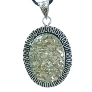 pyrite stone pendant
