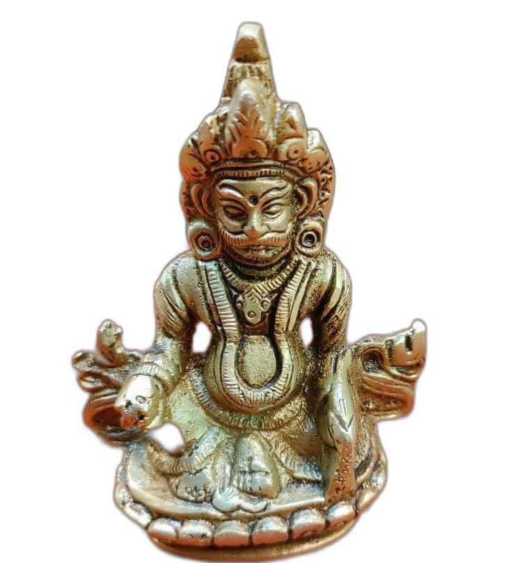 kuber murti brass कुबेर ब्रास मूर्ति