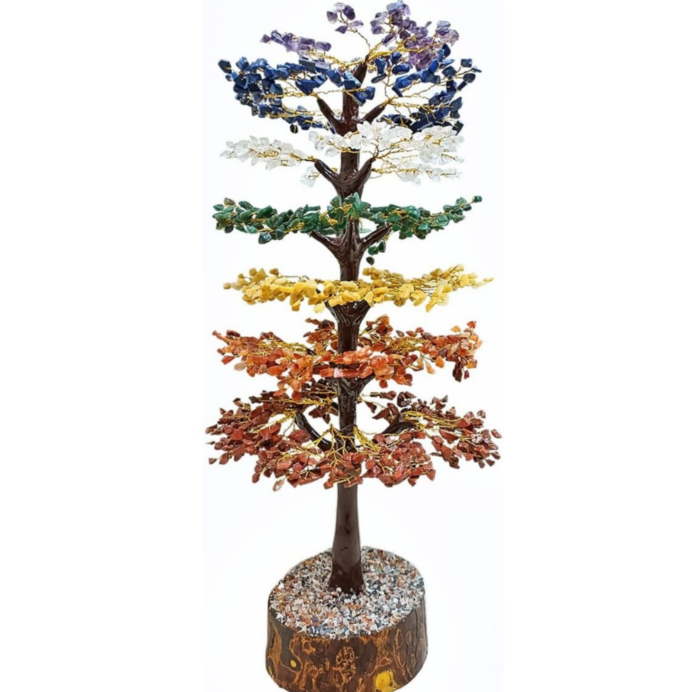 seven chakara stone tree