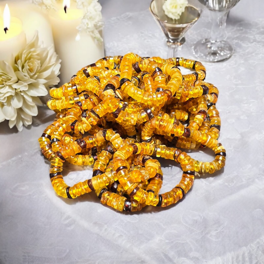 Natural Amber Stone Bracelet