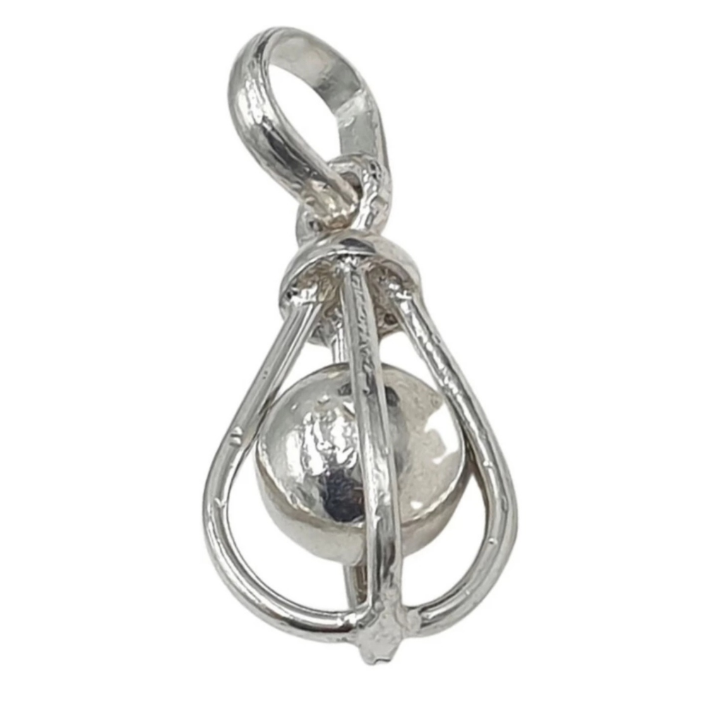 SILVER BALL PENDANT